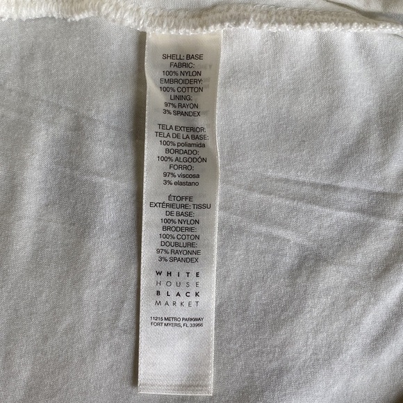 •White House Black Market (WHBM)•Boho Floral Lace Beaded Cami - Picture 11 of 11